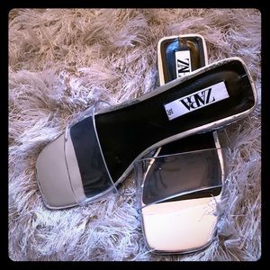Zara Clear Sandals